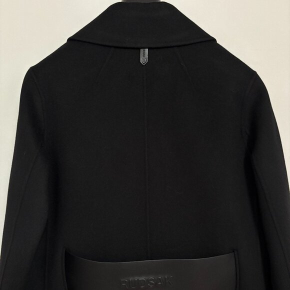 Rudsak Laylah Double-Breasted Coat XS Black - Picture 11 of 16